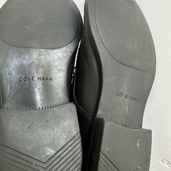 Cole Haan Mens Air Adams Black Dress‎ Oxford Apron Toe Derby C09438 Size 10 M main image 4